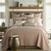Levtex Home Mills Waffle FullQueen Quilt Set 88x92in with 2 Pillow Shams 26x20in Blush Cotton Waffle FullQueen Size Quilt Bedding Set Lightweight Soft PreWashed