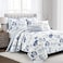 Lush Decor Harbor Life Reversible Quilt Set 7 Piece Set King Indigo Blue Quilt King Bedding Set Coastal Decor Nautical Bedding Beach House