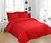 All American Collection 2pc Modern Contemporary Soft Comfy Bedroom Bedspread Quilt Set Red Twin