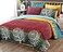 Swanson Beddings Rainbow Tree 5 Piece Bedspread Coverlet Quilt Set Quilt and 4 Pillow Shams King