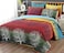 Swanson Beddings Rainbow Tree 5 Piece Bedspread Coverlet Quilt Set Quilt and 4 Pillow Shams King