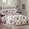 Ycosy Beige Plaid Quilt Set Twin Size Patchwork Quilts Bedding Plaid Reversible Bedspread Coverlet Soft Lightweight Bed Cover Set All Season1 Quilt 2 Pillow Shams