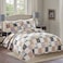 Ycosy Beige Plaid Quilt Set Twin Size Patchwork Quilts Bedding Plaid Reversible Bedspread Coverlet Soft Lightweight Bed Cover Set All Season1 Quilt 2 Pillow Shams