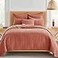 Levtex Home Mills Waffle FullQueen Quilt Set 88x92in with 2 Pillow Shams 26x20in Adobe 100 Cotton FullQueen Size Quilt Bedding Set Lightweight Soft PreWashed
