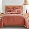 Levtex Home Mills Waffle FullQueen Quilt Set 88x92in with 2 Pillow Shams 26x20in Adobe 100 Cotton FullQueen Size Quilt Bedding Set Lightweight Soft PreWashed
