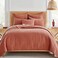 Levtex Home Mills Waffle FullQueen Quilt Set 88x92in with 2 Pillow Shams 26x20in Adobe 100 Cotton FullQueen Size Quilt Bedding Set Lightweight Soft PreWashed