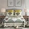 YAYIDAY Oversized Queen Bedspreads Patchwork Quilt Set 110x118 Inch 100 Cotton Reversible Breathable Green Earth Geometric Quilted Coverlet with Pillow Shams for All Seasons