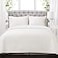 Lush Decor Ava Quilt Diamond Pattern Solid 3 Piece Oversized Bedding Blanket Bedspread Set California King White