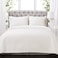 Lush Decor Ava Quilt Diamond Pattern Solid 3 Piece Oversized Bedding Blanket Bedspread Set California King White