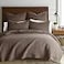 Levtex Home Cross Stitch Reversible KingCal King Quilt Set 106x92in with 2 Pillow Shams 36x20in Stitch Texture Cocoa Cotton King Size Quilt Bedding Set Lightweight Soft PreWashed