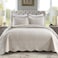 MarCielo 3Piece 100 Cotton Oversized Bedspread Lightweight Quilt Coverlet Embroidery Farmhouse Bedding Set TG Light Yellow Beige Oversized Queen 100x106