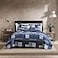 Eddie Bauer King Quilt Set Reversible Cotton Bedding with Matching Shams Lightweight Home Decor for All Seasons Eastmont Navy King