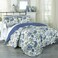 Waverly Maldives 3Piece Quilt Set FullQueen Lightweight Polyester Percale Bedding in Porcelain