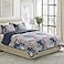 Lavish Home 3Piece Quilt Set Nautical Americana Patchwork Print AllSeason Soft Microfiber Bedspread with Shams Bedding by LHC King