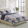 Lavish Home 3Piece Quilt Set Nautical Americana Patchwork Print AllSeason Soft Microfiber Bedspread with Shams Bedding by LHC King