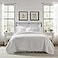 Laura Ashley Queen Quilt Set Reversible Cotton Bedding with Matching Shams PreWashed Home Decor for Added Softness Heirloom Crochet White Queen
