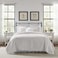 Laura Ashley Queen Quilt Set Reversible Cotton Bedding with Matching Shams PreWashed Home Decor for Added Softness Heirloom Crochet White Queen