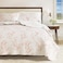 Great Bay Home Floral Quilt Set 2Piece TwinTwin XL Size Spring Bedding Set Lightweight AllSeason Reversible Bedspread Cherry Blossom