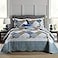 Travan 3Piece Queen Quilt Sets with Shams Oversized Bedding Bedspread Reversible Soft Coverlet Set Queen Size