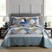 Travan 3Piece Queen Quilt Sets with Shams Oversized Bedding Bedspread Reversible Soft Coverlet Set Queen Size