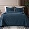 Whale Flotilla Twin Quilt Bedding Set Soft Navy Bedspreads Quilts Twin XL Size for All Seasons 2 Pieces Lightweight Geometric Star Pattern Coverlet