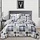 Green Essen Blue White Brown Plaid Quilt Set King Size Reversible Patchwork Bedspread Lightweight Blanket Soft Breathable Buffalo Check Bedding Gingham Coverlet Checker Bed Set Geometric Home Decor