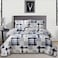 Green Essen Blue White Brown Plaid Quilt Set King Size Reversible Patchwork Bedspread Lightweight Blanket Soft Breathable Buffalo Check Bedding Gingham Coverlet Checker Bed Set Geometric Home Decor