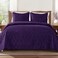 Whale Flotilla Twin Quilt Bedding Set Soft Purple Bedspreads Quilts Twin XL Size for All Seasons 2 Pieces Lightweight Geometric Star Pattern Coverlet