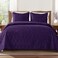 Whale Flotilla Twin Quilt Bedding Set Soft Purple Bedspreads Quilts Twin XL Size for All Seasons 2 Pieces Lightweight Geometric Star Pattern Coverlet