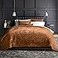 RECYCO Luxury Velvet Quilt Set King Size Bedding Sets Ultra Soft Velvet Comforter Set Lightweight Oversized Bedspread Quilted Coverlet for All Season with 2 Pillow Shams Rusty Burnt Orange