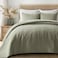 EVERGRACEHOME EVERGRACE 100 Cotton Paisley Quilt Set King Size 3 Piece Set Prewashed Lightweight Bedspread with 2 Shams Soft Breathable MatelasseStyle Quilted Coverlet Light Sage Green