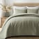 EVERGRACEHOME EVERGRACE 100 Cotton Paisley Quilt Set King Size 3 Piece Set Prewashed Lightweight Bedspread with 2 Shams Soft Breathable MatelasseStyle Quilted Coverlet Light Sage Green