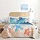 weigelia Coastal Quilt Set Queen Size 3 Piece Lightweight Beach Themed Bedding Soft Breathable Polyester Coverlet All Season Quilts Bedspread for Bedroom Dcor