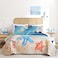 weigelia Coastal Quilt Set Queen Size 3 Piece Lightweight Beach Themed Bedding Soft Breathable Polyester Coverlet All Season Quilts Bedspread for Bedroom Dcor