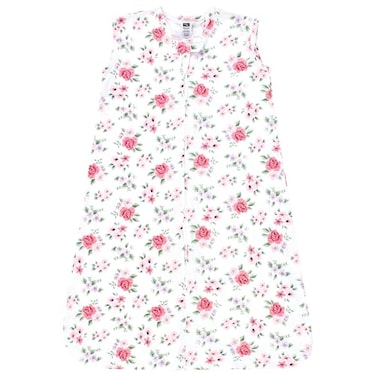 Hudson Baby Unisex Baby Cotton Sleeveless Wearable Sleeping Bag Sack Blanket Vintage Floral 06 Months