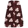 Hudson Baby Unisex Baby Plush Sleeping Bag Sack Blanket Burgundy Floral Sleeveless 1218 Months