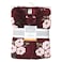 Hudson Baby Unisex Baby Plush Sleeping Bag Sack Blanket Burgundy Floral Sleeveless 1218 Months
