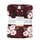 Hudson Baby Unisex Baby Plush Sleeping Bag Sack Blanket Burgundy Floral Sleeveless 1218 Months