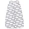 Hudson Baby Unisex Baby Plush Sleeping Bag Sack Blanket Gray Clouds Plush 06 Months