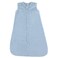 Hudson Baby Unisex Baby Plush Sleeping Bag Sack Blanket Solid Light Blue Fleece 06 Months