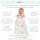 SwaddleDesigns Baby Sleep Sack 06 months Cotton Muslin Wearable Blanket with 2way Zipper NonWeighted Sleeping Sack for Safer Sleep Sterling Goodnight Small