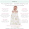 SwaddleDesigns Baby Sleep Sack 06 months Cotton Muslin Wearable Blanket with 2way Zipper NonWeighted Sleeping Sack for Safer Sleep Sterling Goodnight Small