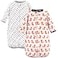 Hudson Baby Unisex Baby Cotton LongSleeve Wearable Sleeping Bag Sack Blanket Foxes 03 Months
