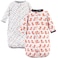 Hudson Baby Unisex Baby Cotton LongSleeve Wearable Sleeping Bag Sack Blanket Foxes 03 Months