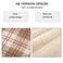 XING YE CHUAN Fleece Wearable Blanket Comfy Poncho Throw with Buttons Plush Sleeveless Blankets for Women Cape Wrap Cover for Lightweight Microfiber Plaid Design Beige