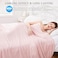 AmyHomie Cooling Blanket90x90Queen SizeSummer Blankets with Double Sided Cold Effect ArcChill QMax05 Cool Fiber Breathable Lightweight Blankets for Hot Sleepers Night Sweats