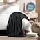 Bare Home Fleece Blanket FullQueen UltraSoft Lightweight for Bed Sofa and Couch Luxury Microplush Cozy Warm Blanket FullQueen Black