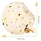 Bnuitland 90 Inches Tortilla Burritos Pattern Blanket with Pouch 300 GSM Double Sided Giant Flour Novelty Taco Funny Realistic Food Blanket for Bed Sofa Super Soft Flannel for Adults