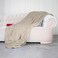 Elegant Comfort Luxury Velvety Softness Fuzzy Plush MicroVelour UltraSoft Blanket TwinTwin XL CreamBeige