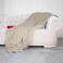 Elegant Comfort Luxury Velvety Softness Fuzzy Plush MicroVelour UltraSoft Blanket TwinTwin XL CreamBeige